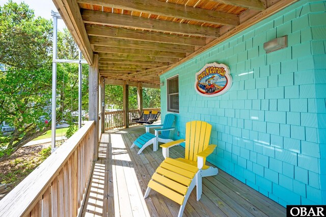 view of deck