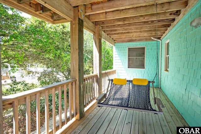 view of deck