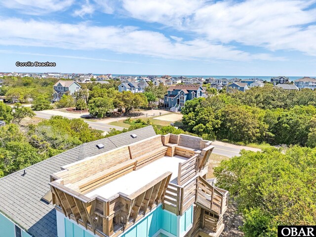 drone / aerial view featuring a residential view