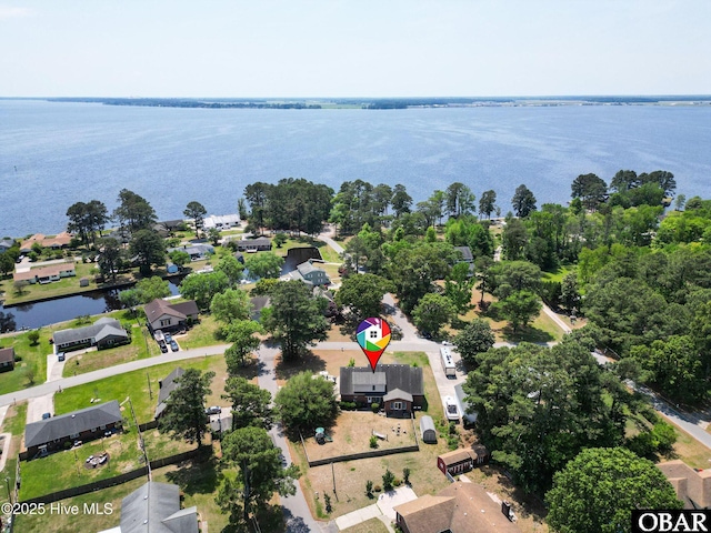 107 Magnolia Dr Lot 75, 76, 77, Camden, NC 27921 - aerial view of property's location with a large body of water