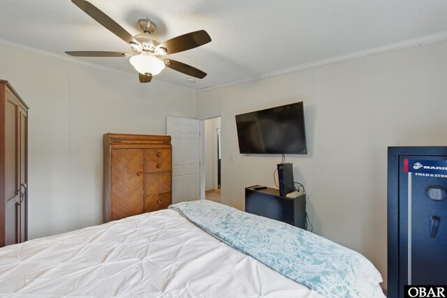 138 Swains Ln Lot 3, Barco, NC 27917 - bedroom with ornamental molding and ceiling fan