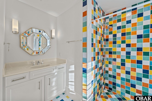 27206 Sea Chest Ct Lot 27, Salvo, NC 27972 - full bath with tiled shower and vanity