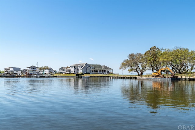 water view with a residential view