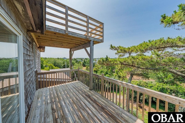40191 Kiddy Ln Lot 13, Avon, NC 27915 - view of wooden terrace