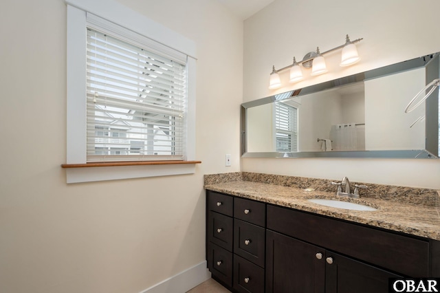 655 Pampas Ct Lot 162, Corolla, NC 27927 - bathroom featuring vanity and baseboards