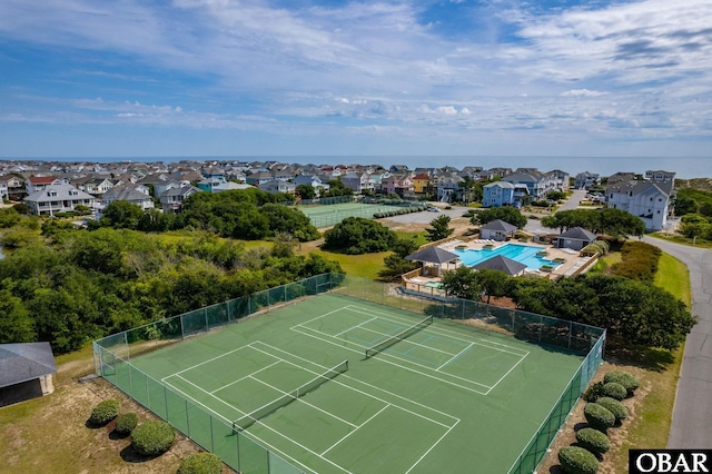 655 Pampas Ct Lot 162, Corolla, NC 27927 - view of tennis court with a residential view