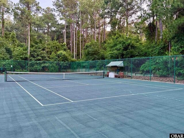 294 Hillcrest Dr Lot 20, Southern Shores, NC 27949 - view of tennis court with community basketball court