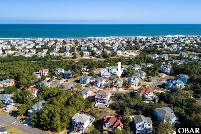 841 Golden Bluff Way Lot 336, Corolla, NC 27927 - aerial view of property and surrounding area with nearby suburban area and a nearby body of water