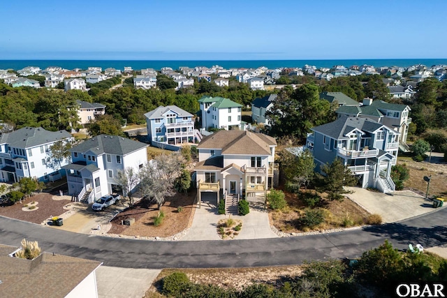 841 Golden Bluff Way Lot 336, Corolla, NC 27927 - aerial view of residential area with a nearby body of water