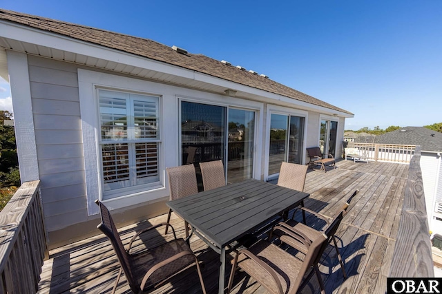 841 Golden Bluff Way Lot 336, Corolla, NC 27927 - deck featuring outdoor dining space