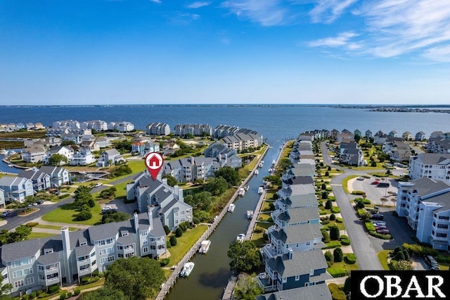424 Pirates Way Unit 424A, Manteo, NC 27954 - drone / aerial view with a water view and a residential view