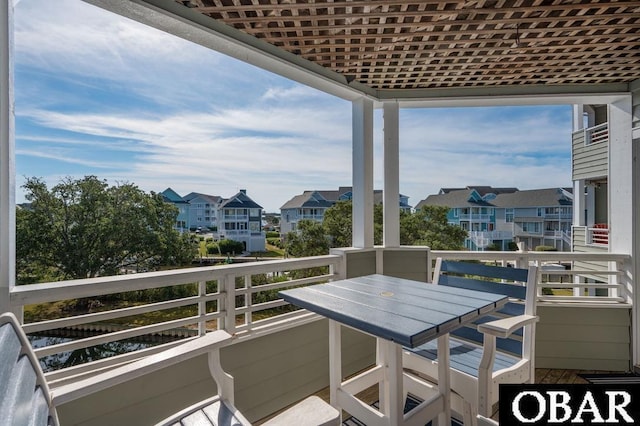 424 Pirates Way Unit 424A, Manteo, NC 27954 - balcony featuring a residential view