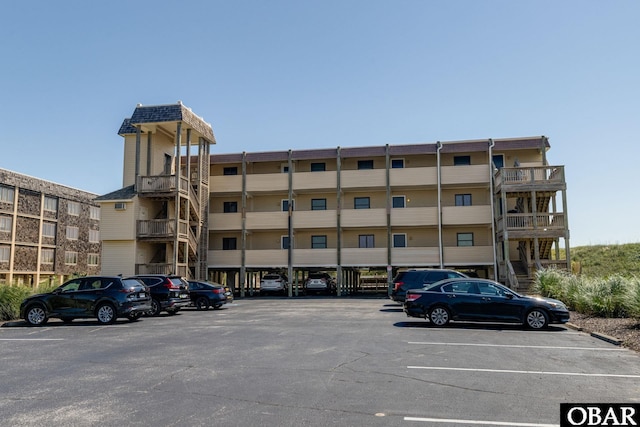 5515 S Virginia Dare Trl Unit B-3, Nags Head, NC 27959 - view of apartment building / complex with uncovered parking