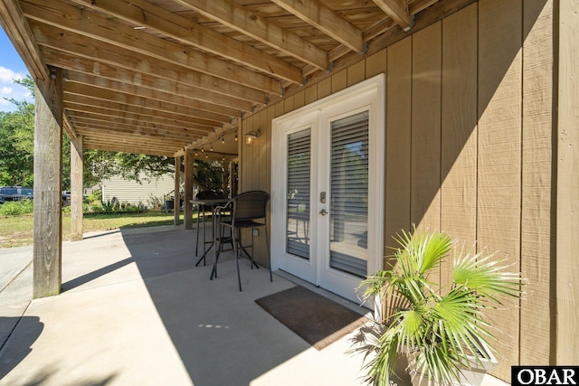 410 W Wilkinson St Lot 26-28, Kill Devil Hills, NC 27948 - view of patio / terrace with french doors