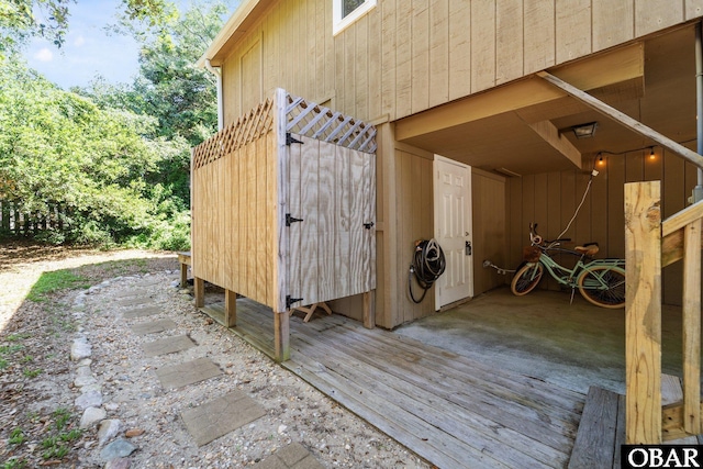 410 W Wilkinson St Lot 26-28, Kill Devil Hills, NC 27948 - view of wooden deck
