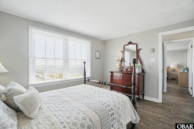 184 Tabernacle Ln, Aydlett, NC 27916 - bedroom with dark wood-type flooring and baseboards
