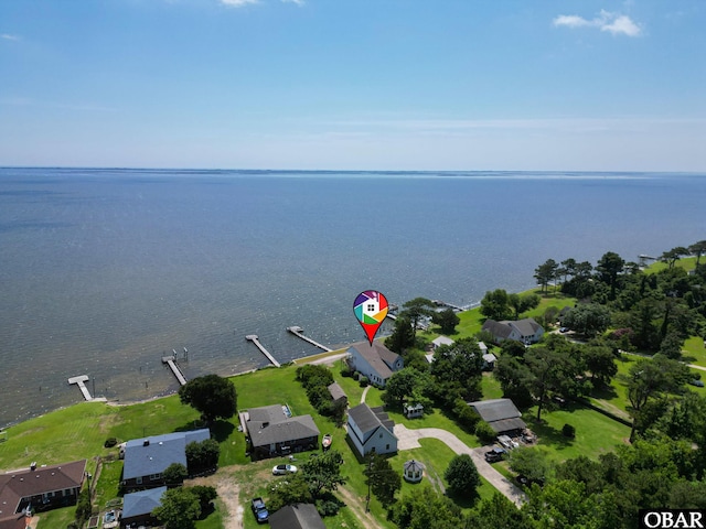 184 Tabernacle Ln, Aydlett, NC 27916 - aerial view of property and surrounding area featuring a nearby body of water