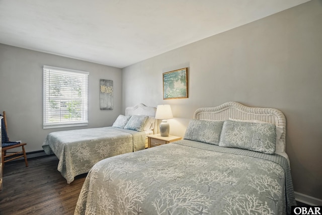 184 Tabernacle Ln, Aydlett, NC 27916 - bedroom with dark wood-style flooring and baseboards