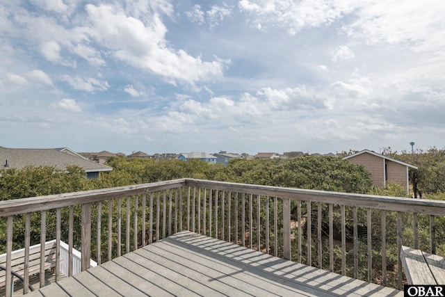 630 Skimmer Ct Lot 20, Corolla, NC 27927 - deck featuring a residential view