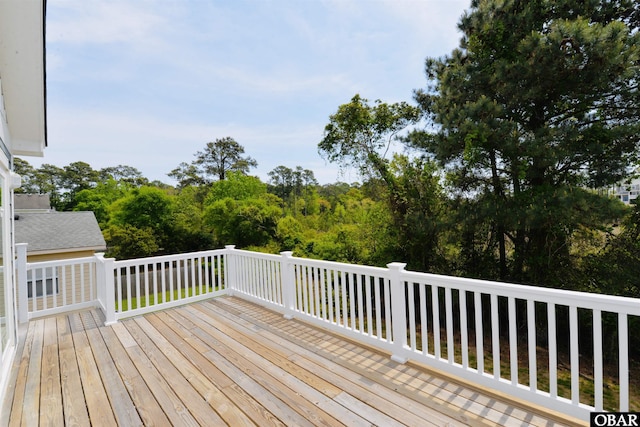 view of deck