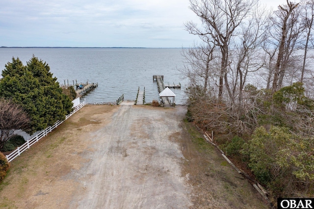 121 Bayside Dr Lot # 71, Moyock, NC 27958 - water view with a boat dock