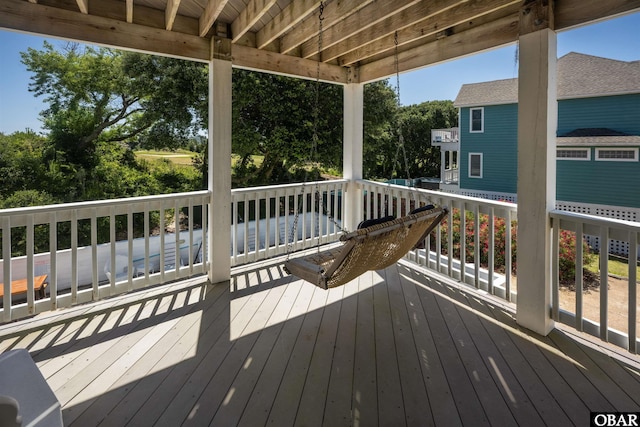 view of deck