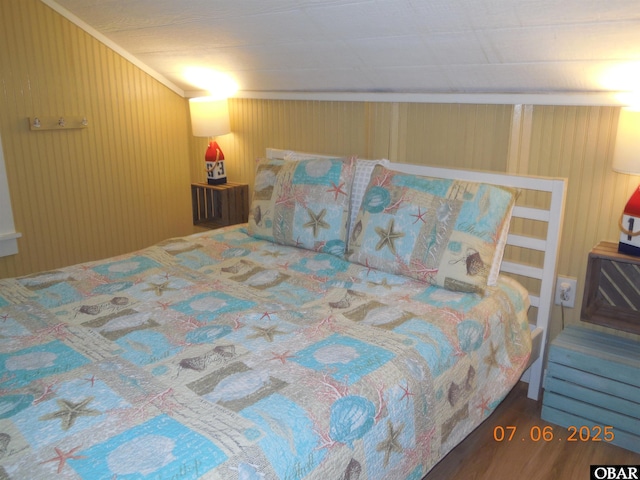 104 Sand Dollar Rd Lot # 23, Ocracoke, NC 27960 - bedroom featuring wood finished floors and crown molding