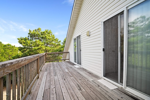 view of deck