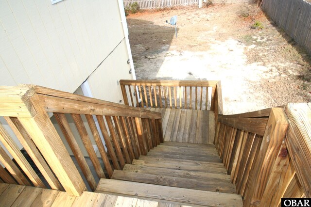 view of stairway