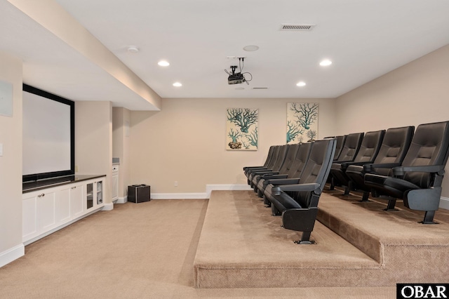 7239 S Old Oregon Inlet Rd Lot 1, Nags Head, NC 27959 - cinema with light carpet, recessed lighting, and baseboards