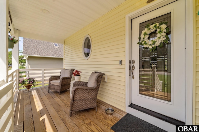 126 W Waterside Ln Lot 25, Nags Head, NC 27959 - view of wooden porch