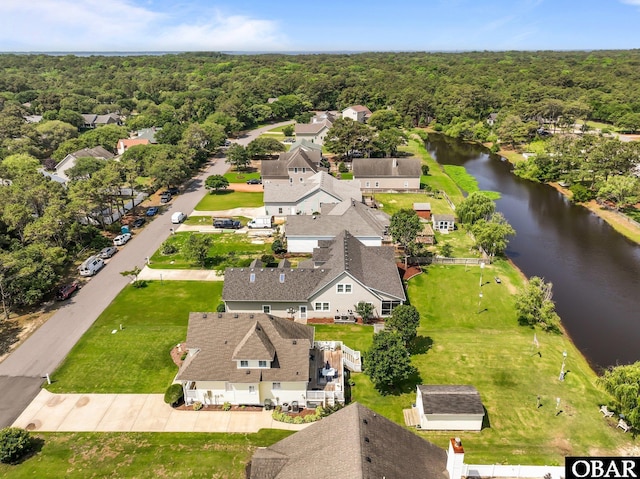126 W Waterside Ln Lot 25, Nags Head, NC 27959 - bird's eye view of a nearby body of water and a forest