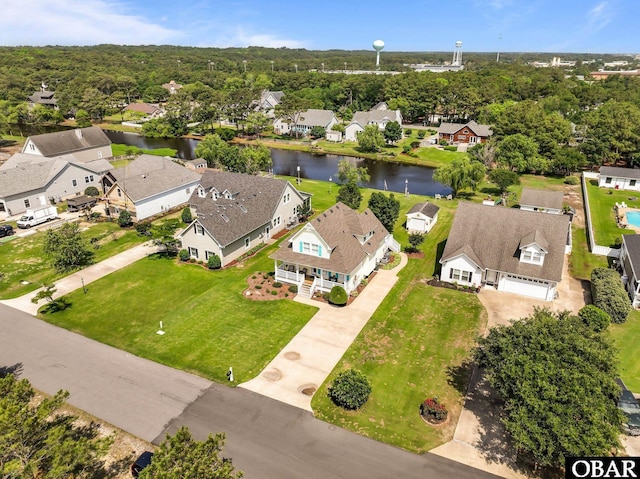 126 W Waterside Ln Lot 25, Nags Head, NC 27959 - aerial perspective of suburban area featuring a nearby body of water