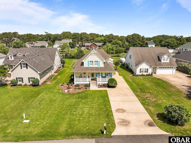 126 W Waterside Ln Lot 25, Nags Head, NC 27959 - aerial perspective of suburban area