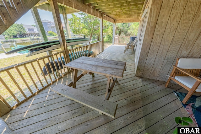 50084 Freebooter Ct Lot 177, Frisco, NC 27936 - view of wooden deck