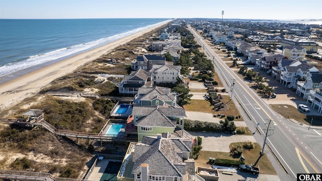 4939 S Virginia Dare Trl Lot 4, Nags Head, NC 27959 - aerial perspective of suburban area with waterfront with a beach