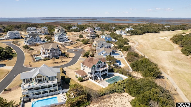 birds eye view of property featuring a residential view