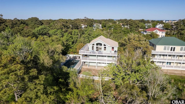 1278 Bear Foot Path Lot 250, Corolla, NC 27927 - drone / aerial view of a forest