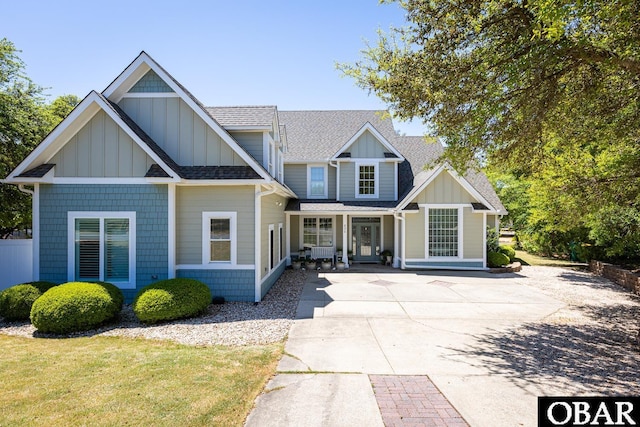 830 Hunt Club Dr Lot 387R, Corolla, NC 27927 - craftsman-style house with a shingled roof and board and batten siding
