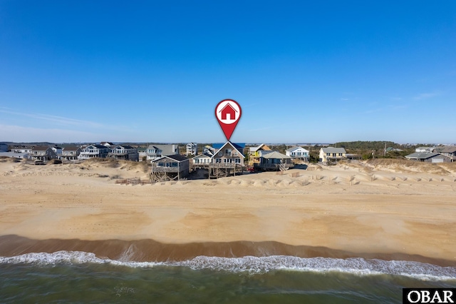 drone / aerial view featuring a residential view