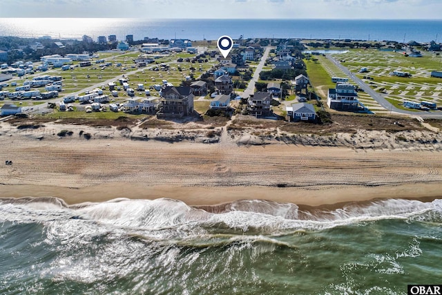 25224 Mac Oca Dr Lot 24, Waves, NC 27982 - aerial view of waterfront with a beach