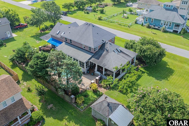 118 Neversail Way Lot 17, Coinjock, NC 27923 - aerial perspective of suburban area
