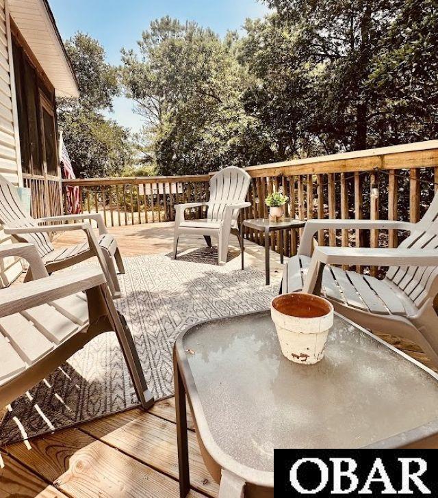 2018 Sea Horse Rd Lot # 67, Corolla, NC 27927 - view of wooden terrace