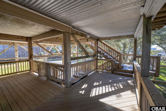 50078 Live Oak Ln Lot # 2, Frisco, NC 27936 - deck with stairs
