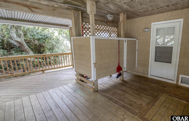50078 Live Oak Ln Lot # 2, Frisco, NC 27936 - view of wooden terrace