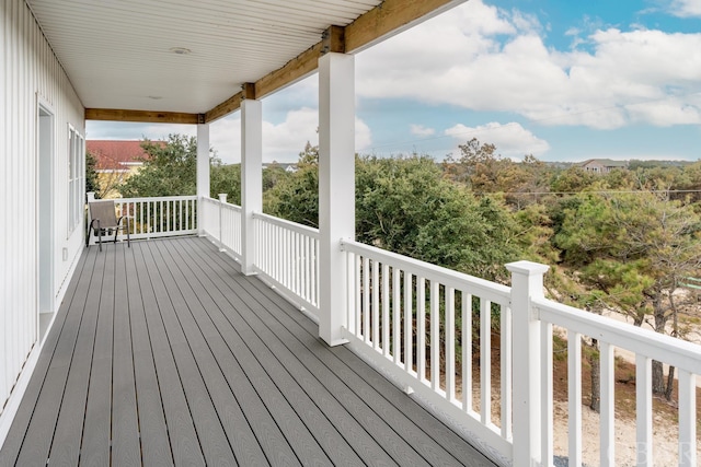 view of deck