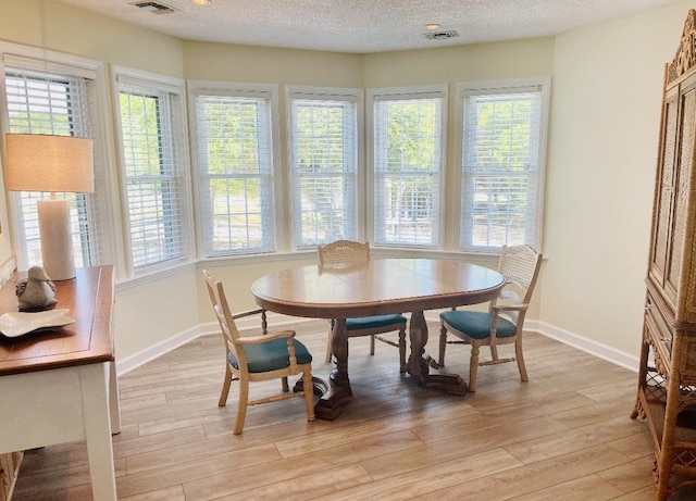 125 Foresail Ct Lot 37, Duck, NC 27949 - dining room featuring light wood-type flooring, baseboards, and a textured ceiling