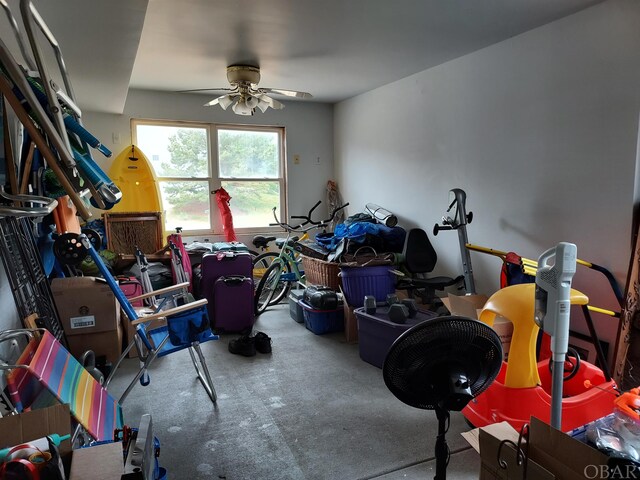 3111 Atlantic View Ct Lot 17, Nags Head, NC 27959 - interior space featuring a ceiling fan