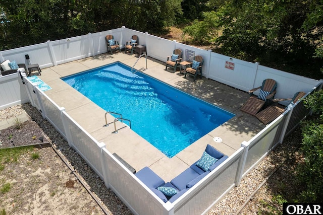 756 Lakeview Ct Lot 47, Corolla, NC 27927 - view of pool with a patio area and a fenced backyard