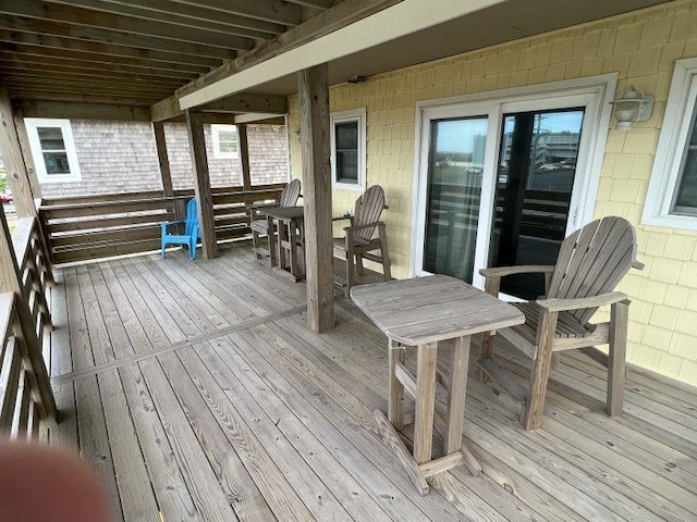 view of deck